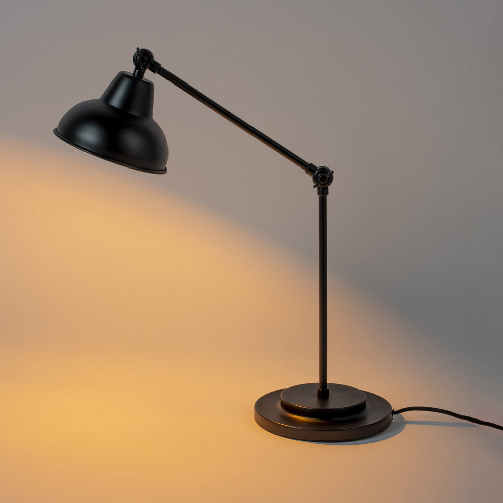 Product photograph of Olivia S Nordic Living Collection - Ame Table Lamp In Black from Olivia's.