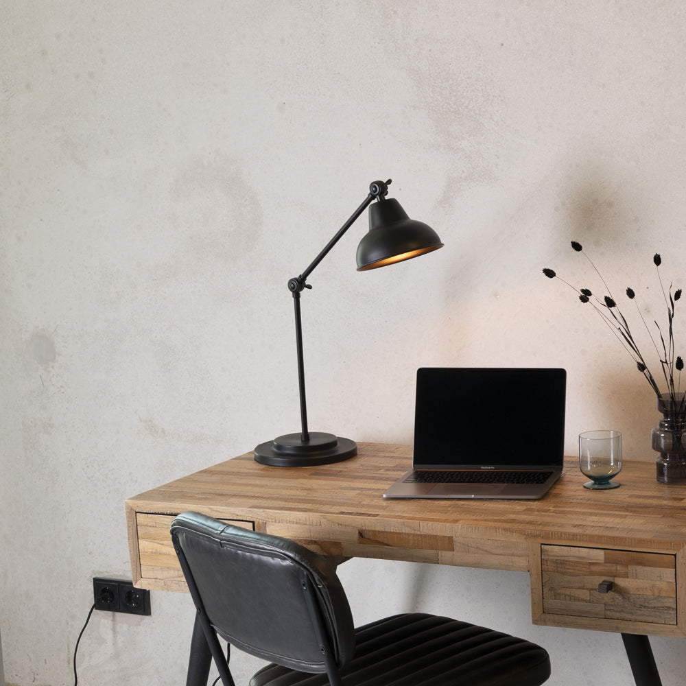 Product photograph of Olivia S Nordic Living Collection - Ame Table Lamp In Black from Olivia's.