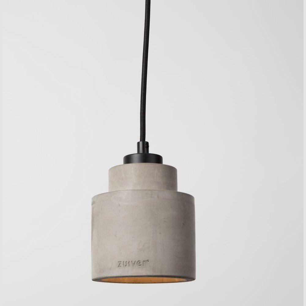 Product photograph of Zuiver Left Pendant Lamp Concrete from Olivia's.