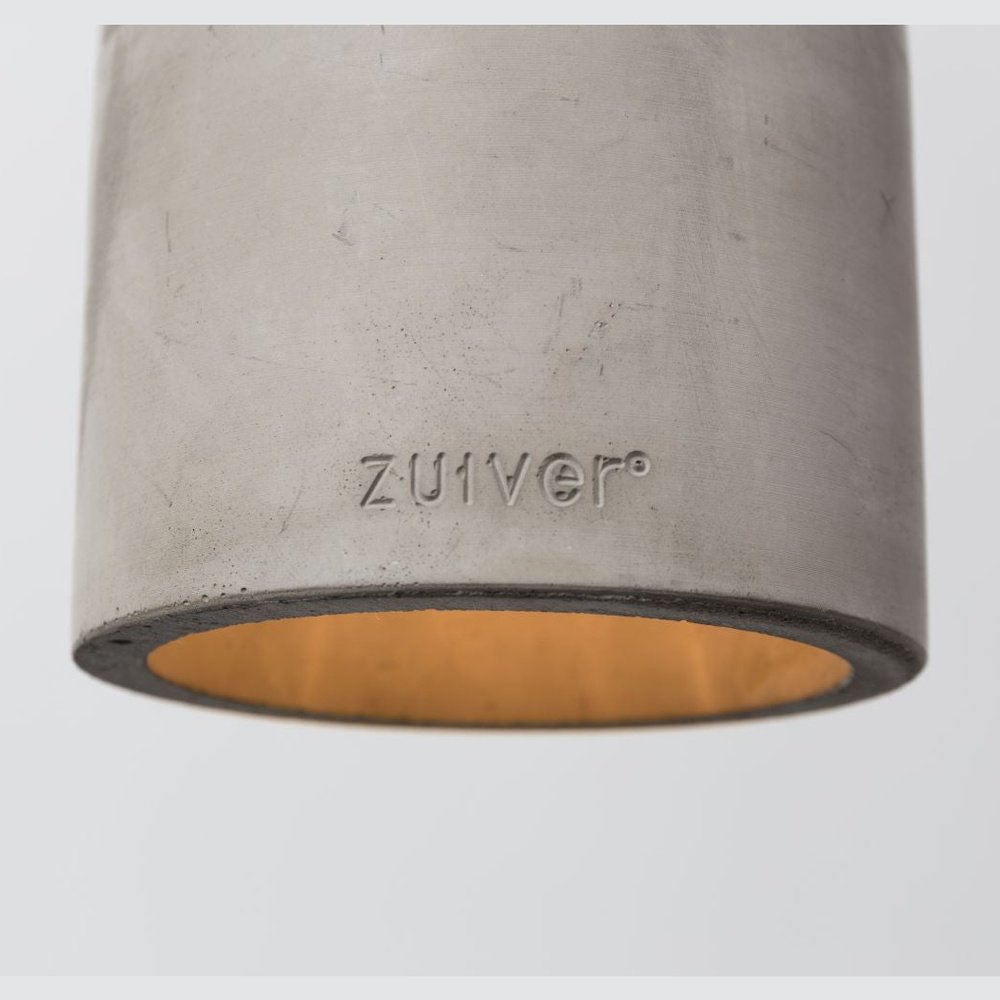 Product photograph of Zuiver Left Pendant Lamp Concrete from Olivia's.