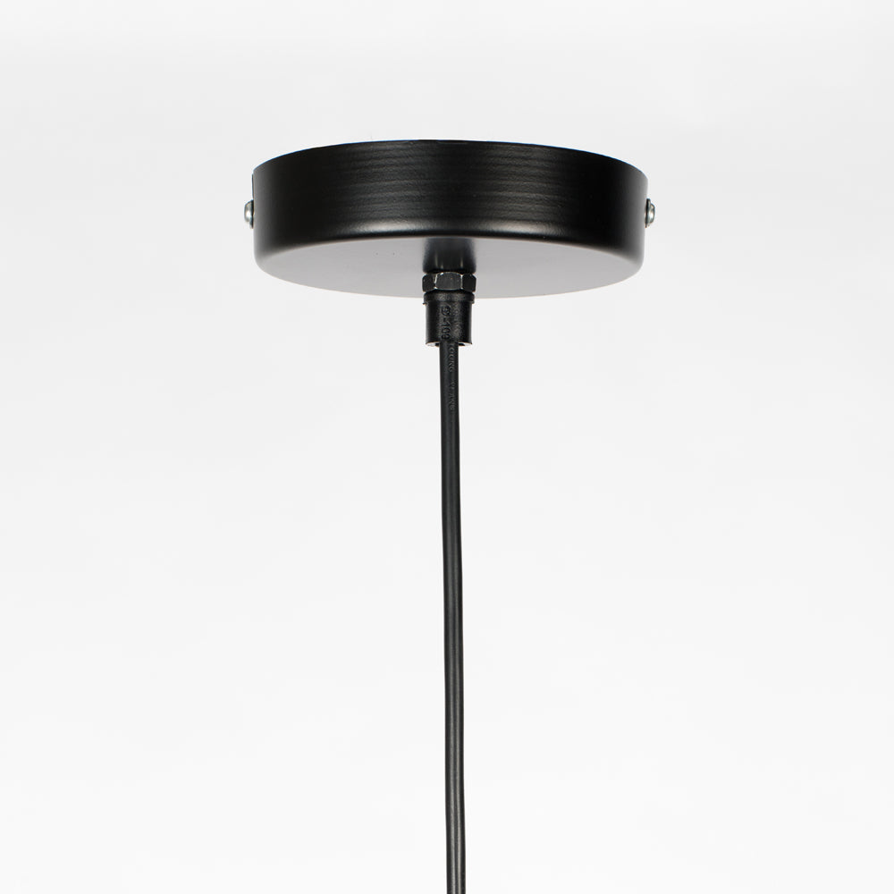 Product photograph of Olivia S Nordic Living Collection - Lea Pendant Lamp In Black Large from Olivia's.