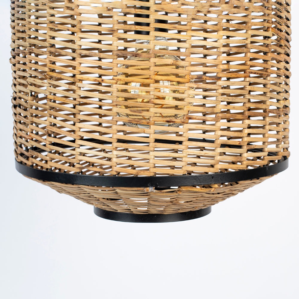 Product photograph of Olivia S Nordic Living Collection - Celina Pendant Lamp In Black Large from Olivia's.