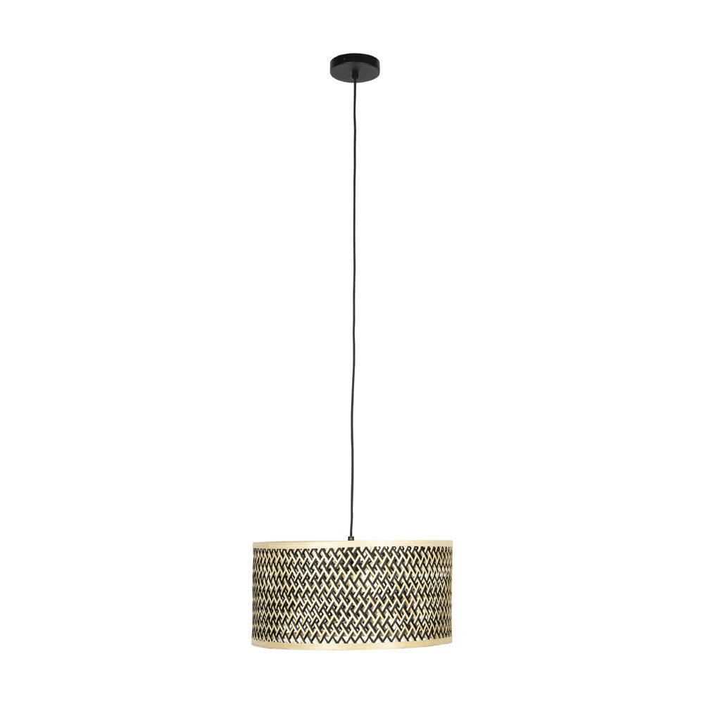 Product photograph of Olivia S Nordic Living Collection Ishmael Pendant Light In Bamboo Small from Olivia's