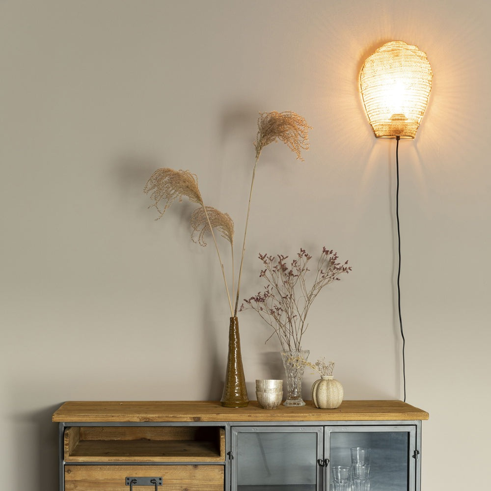 Olivias Nordic Living Collection Lea Wall Lamp In Brass