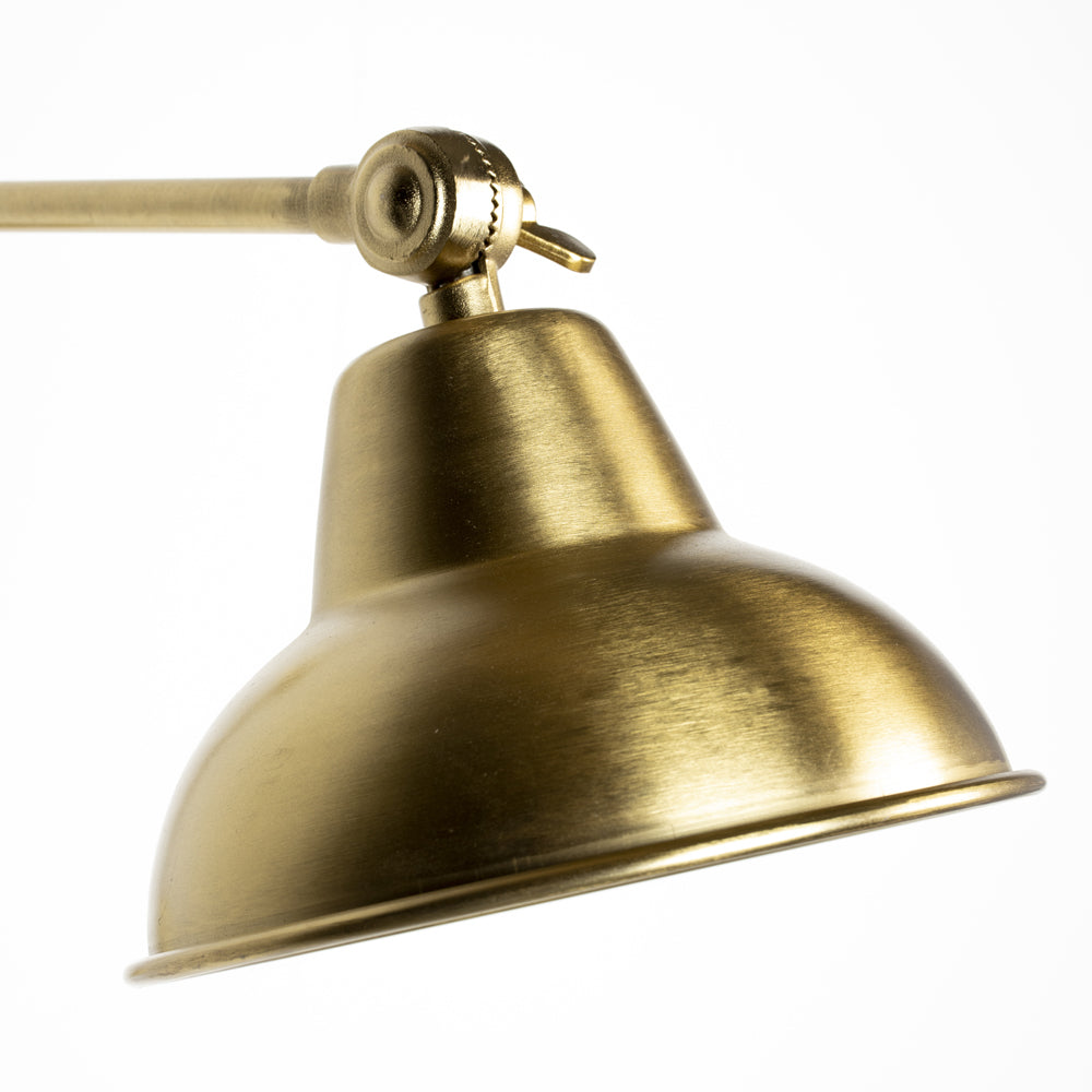 Product photograph of Olivia S Nordic Living Collection - Ame Wall Lamp In Brass from Olivia's.