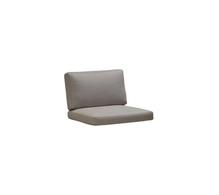 Product photograph of Cane-line Connect Single Seater Module Outdoor Cushion Set Taupe from Olivia's