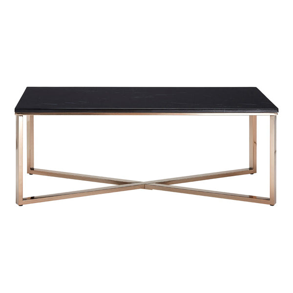 Product photograph of Olivia S Angelica Black Coffee Table from Olivia's