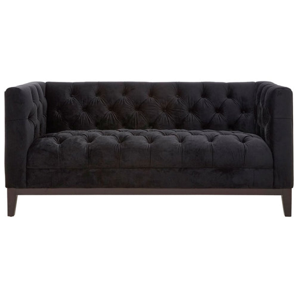 Olivias Stella 2 Seater Sofa Black 2 Seater