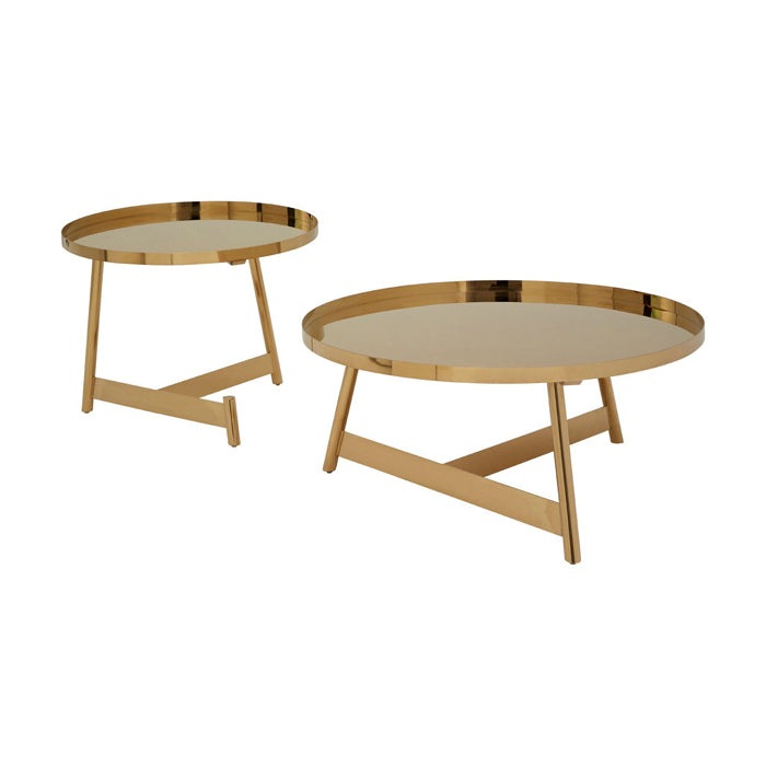 Product photograph of Olivia S Alvaro Set Of 2 Coffee Tables from Olivia's