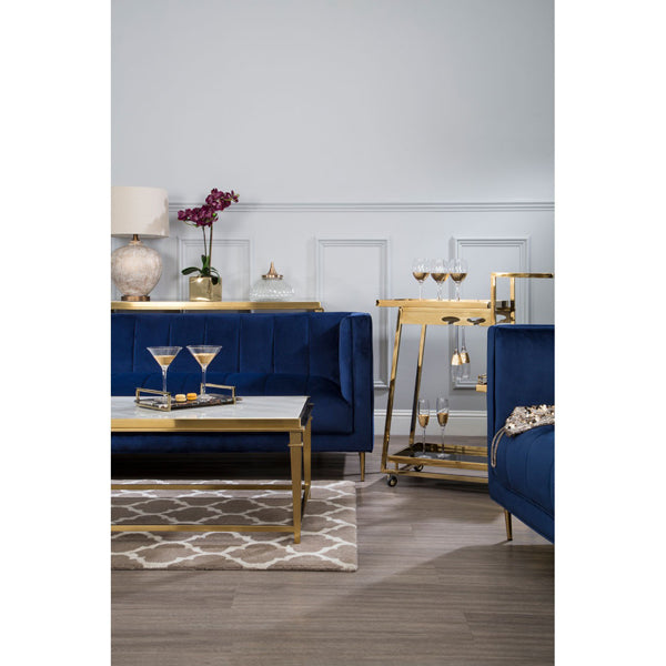 Product photograph of Olivia S Neve Trolley Gold Gold Black from Olivia's.