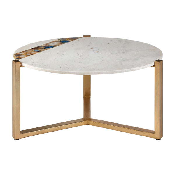 Product photograph of Olivia S Vera Coffee Table Round White from Olivia's.