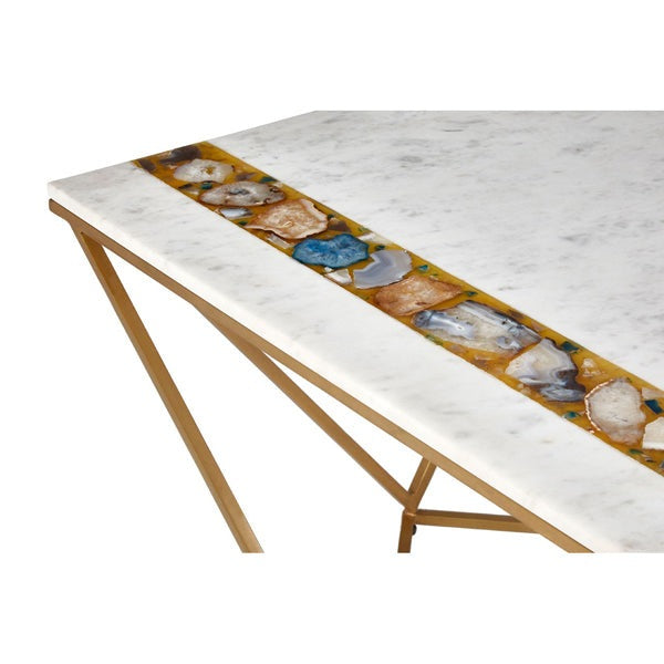 Product photograph of Olivia S Vera Coffee Table Square White from Olivia's.