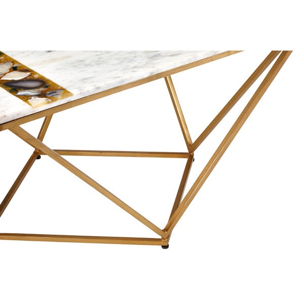 Product photograph of Olivia S Vera Coffee Table Square White from Olivia's.