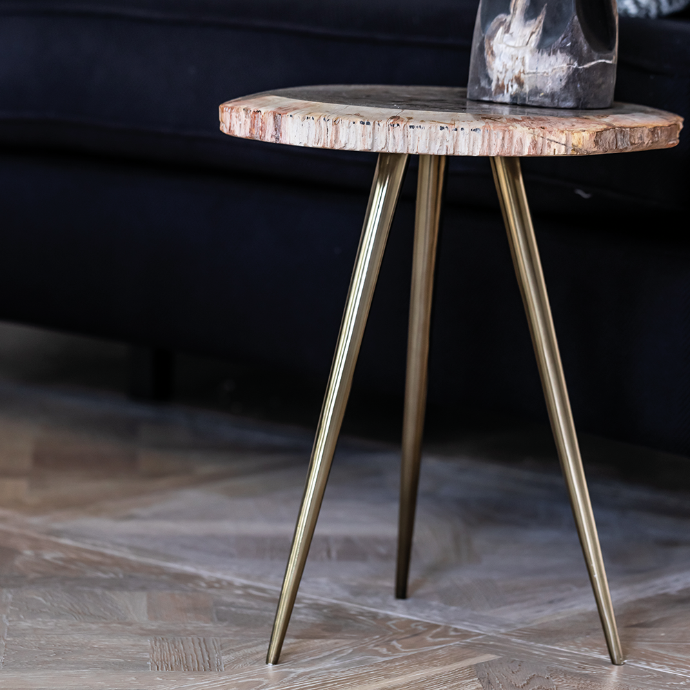 Product photograph of Olivia S Riley Side Table Natural Outlet Natural from Olivia's.