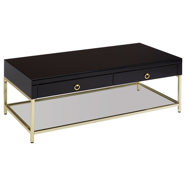 Olivias Coffee Table Katie Townhouse Gold Finish Outlet