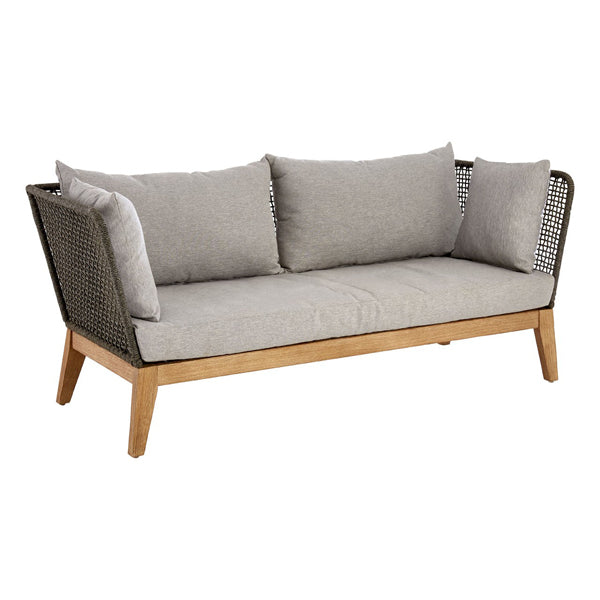 Olivias Oona Rope Outdoor 2 Seater Sofa Grey