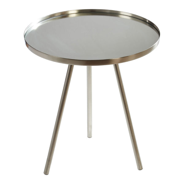 Olivias Corri Side Table Nickel Nickel