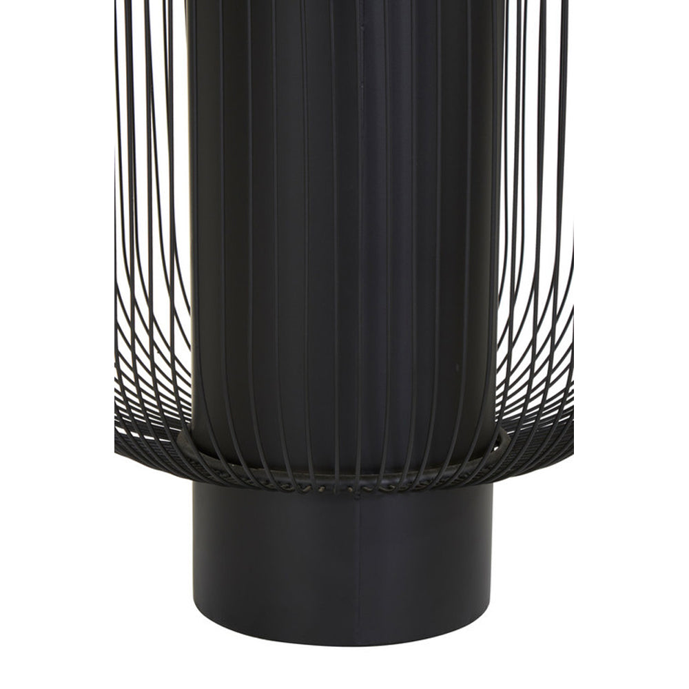 Product photograph of Olivia S Trina Black Side Table from Olivia's.