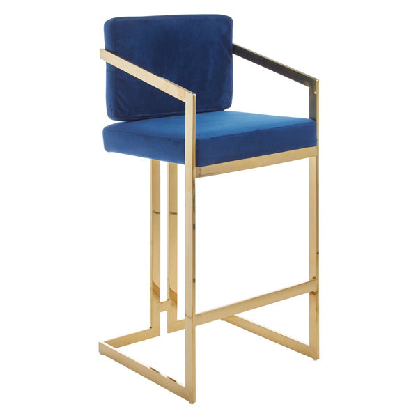 Product photograph of Olivia S Anna Bar Stool Gold from Olivia's.