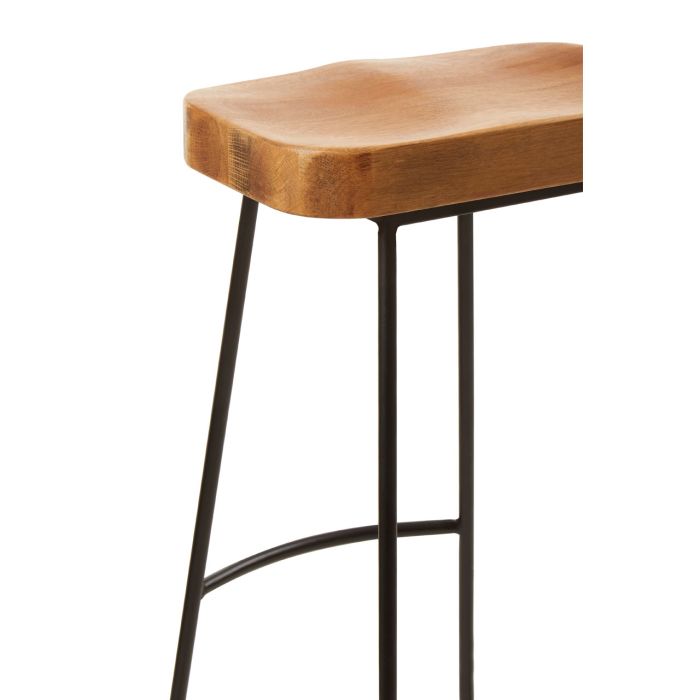 Product photograph of Olivia S Lucas Bar Stool Brown from Olivia's.