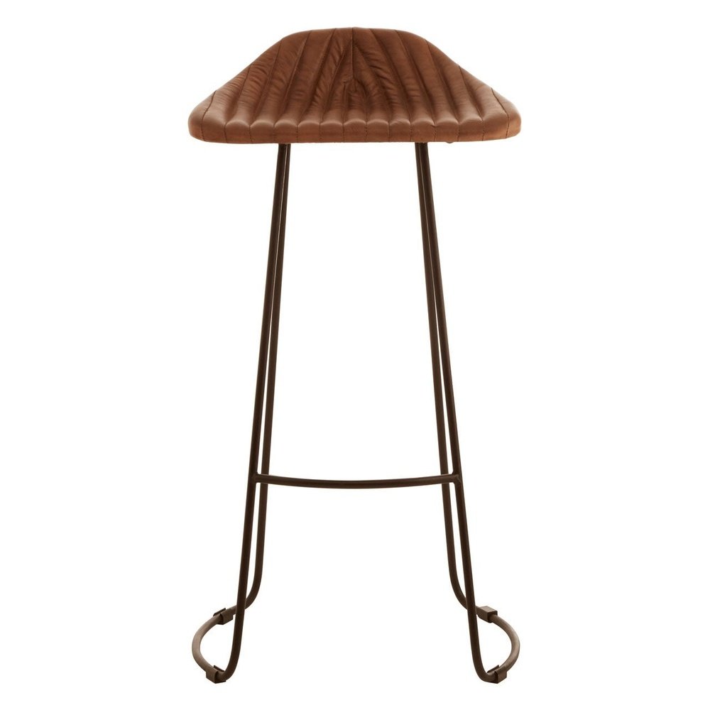 Olivias Belle Tapered Bar Stool Brown Brown