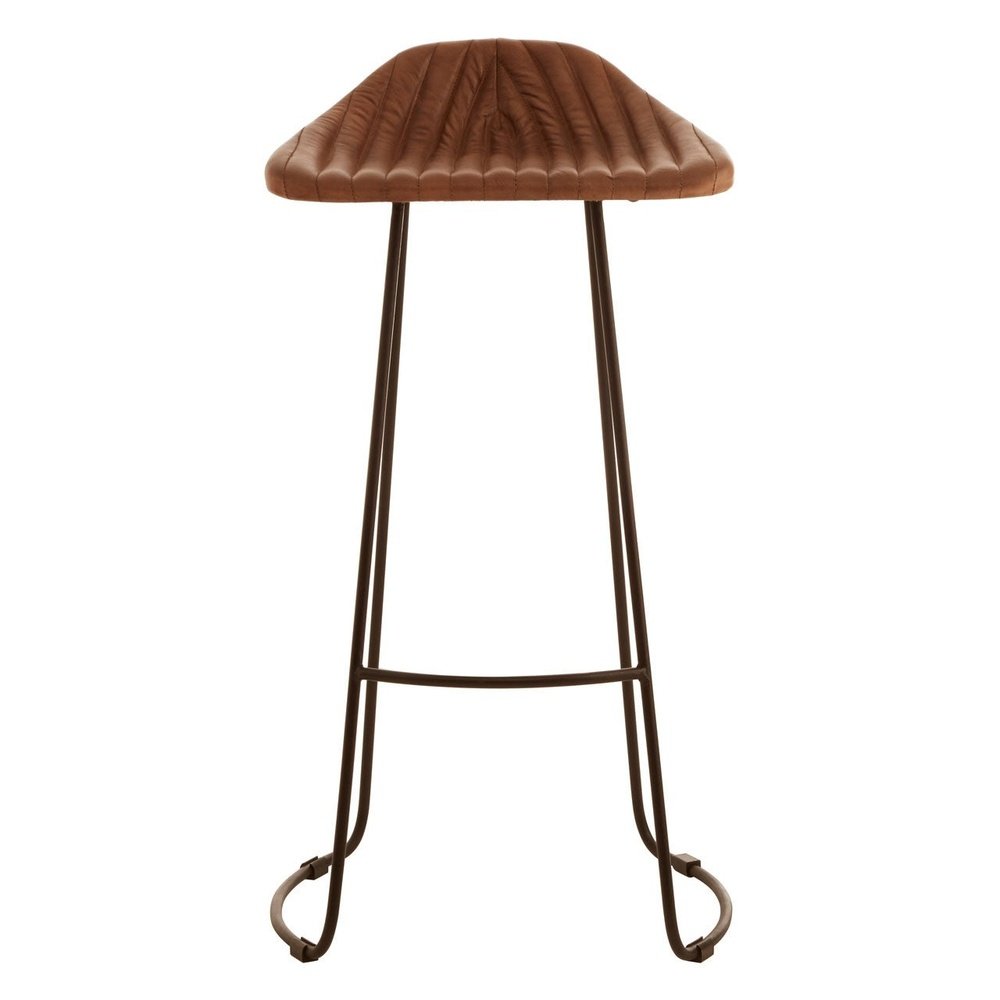 Product photograph of Olivia S Belle Tapered Bar Stool Brown Brown from Olivia's