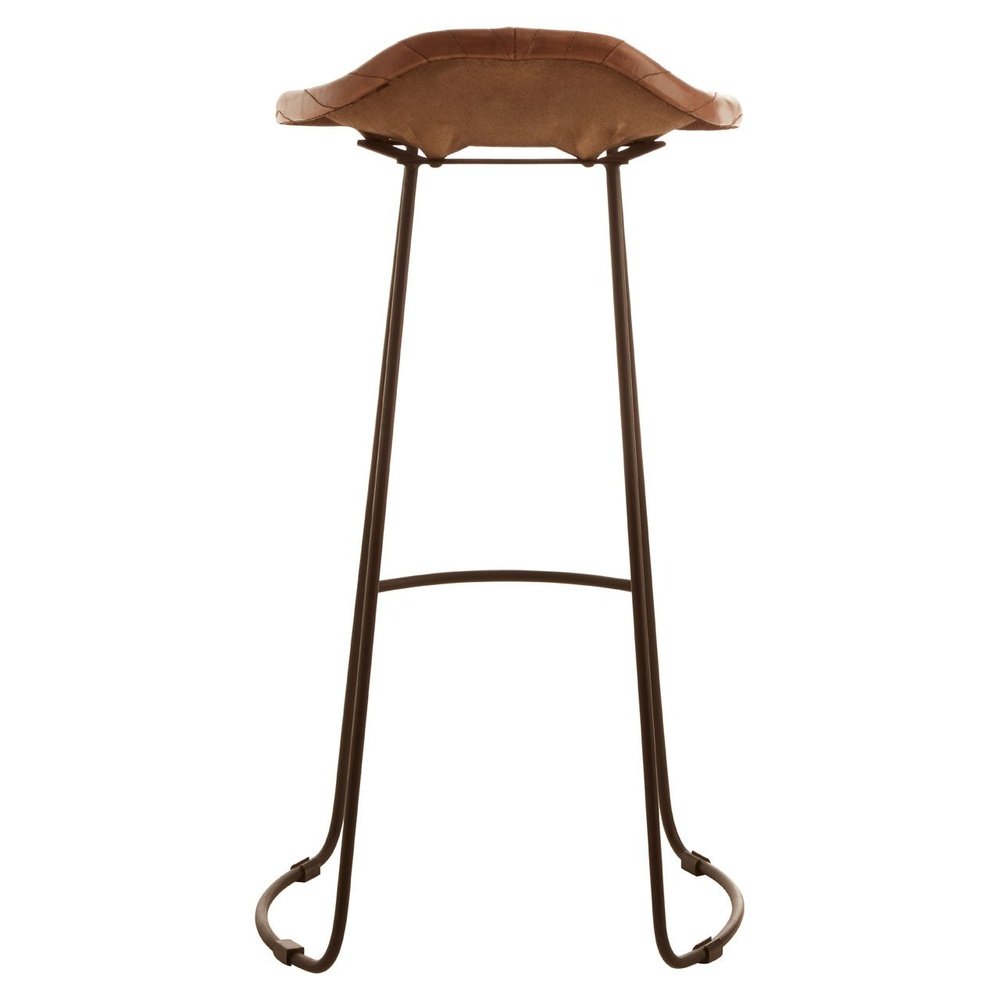 Product photograph of Olivia S Belle Tapered Bar Stool Brown Brown from Olivia's.