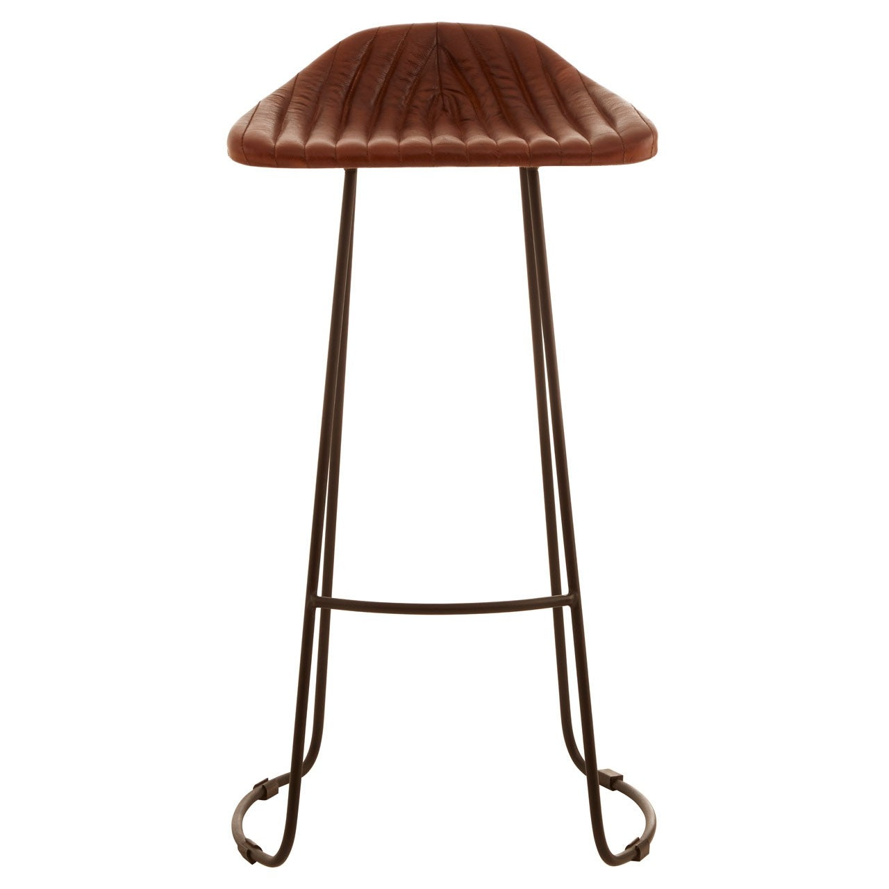 Olivias Belle Tapered Bar Stool Tan Tan