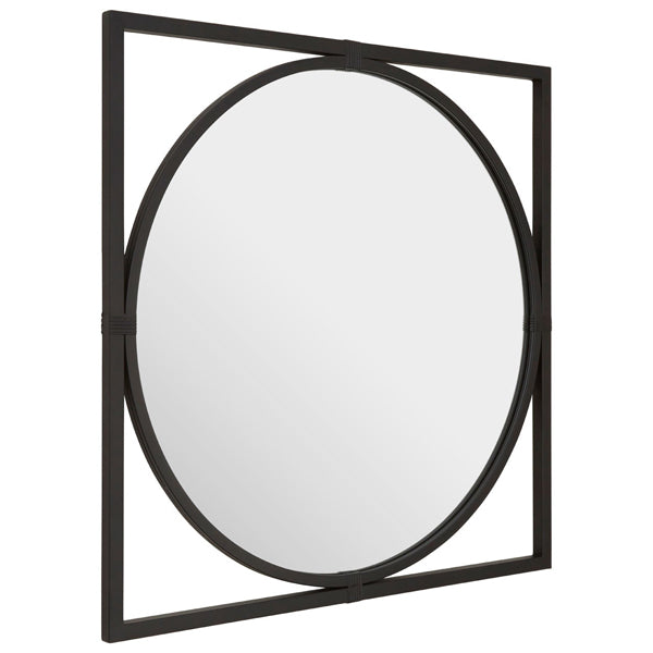 Product photograph of Olivia S Jay Wall Mirror Black Black from Olivia's.