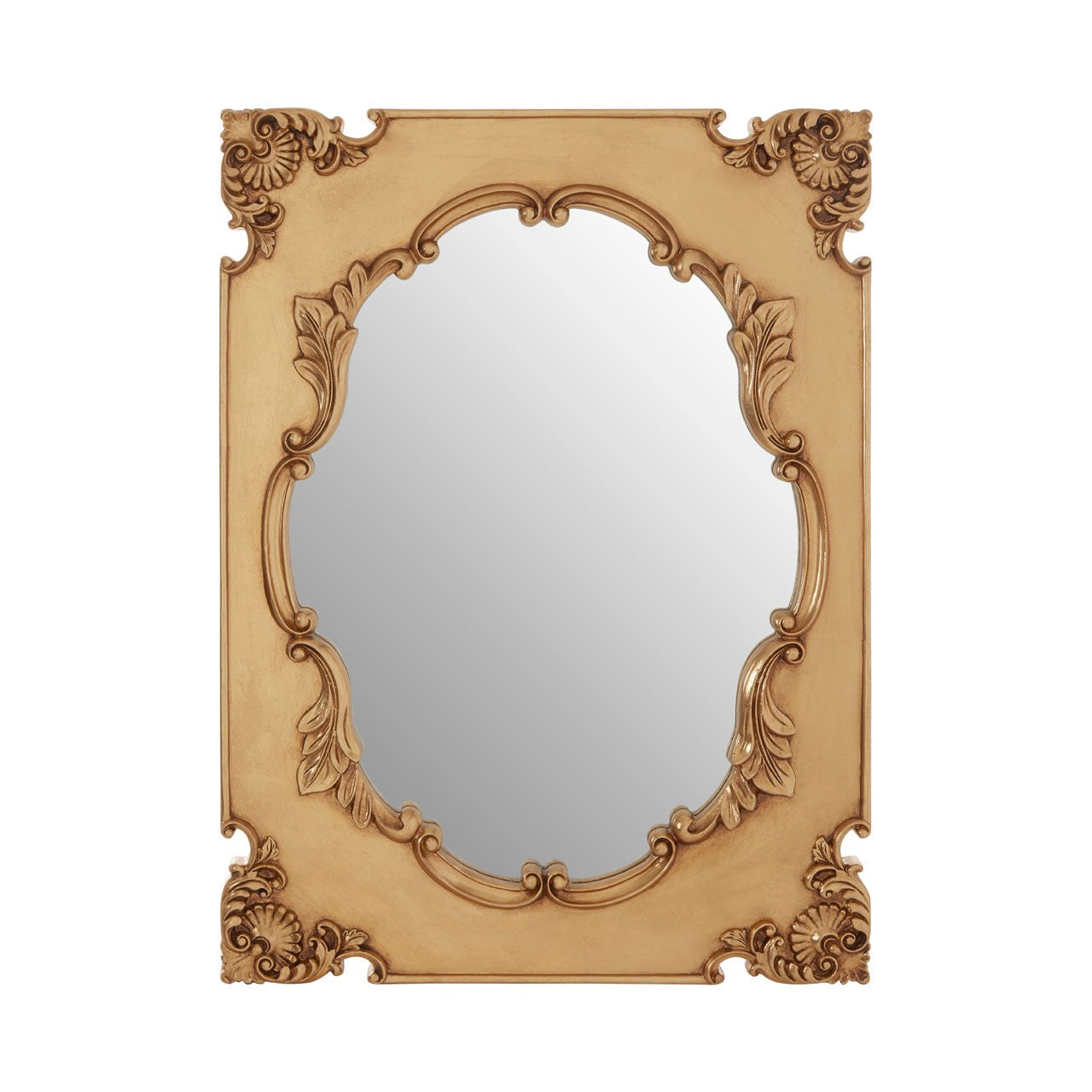 Olivias Marseille Wall Mirror Gold Indent