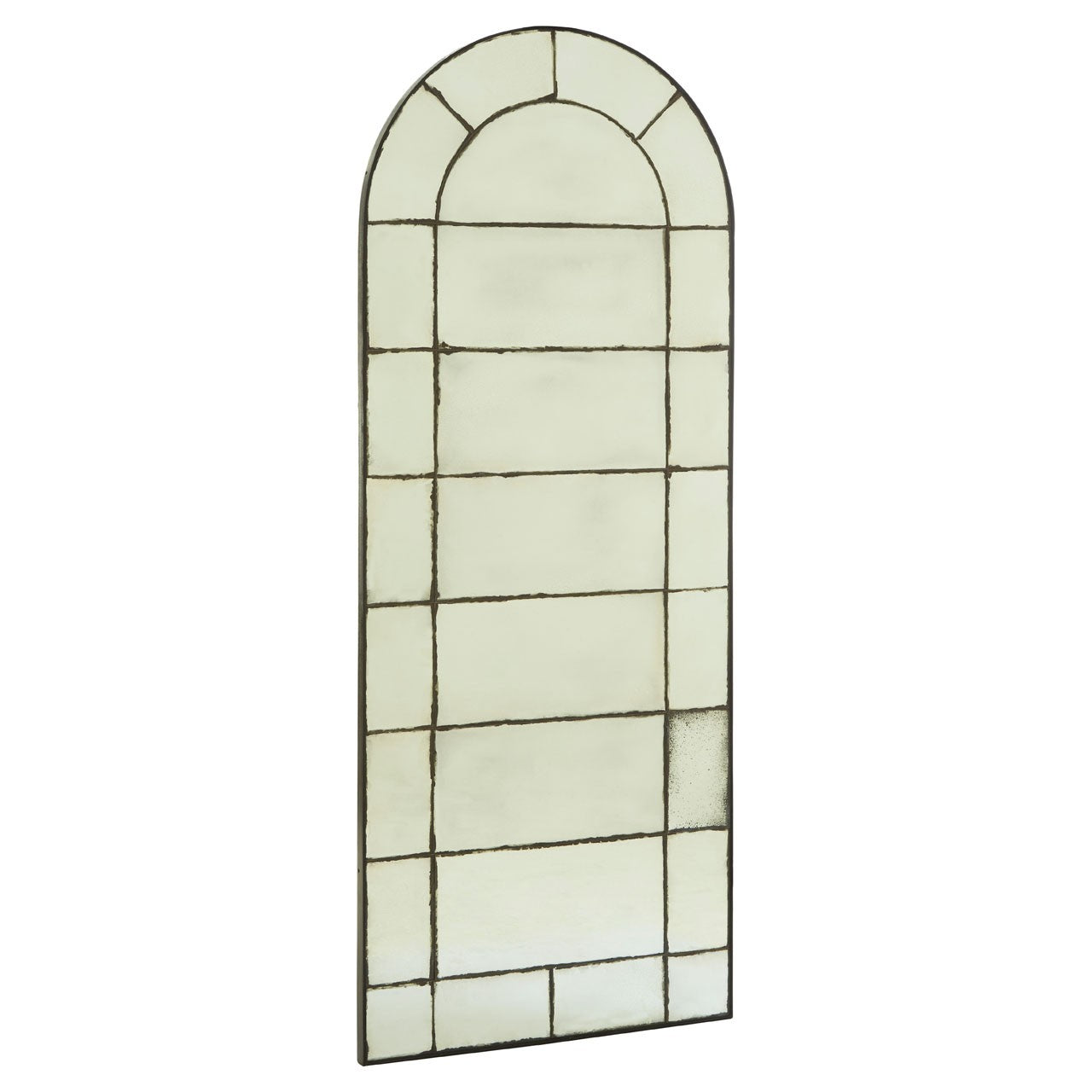 Product photograph of Olivia S Natural Living Collection - Ray Wall Mirror Window Effect Grey from Olivia's.