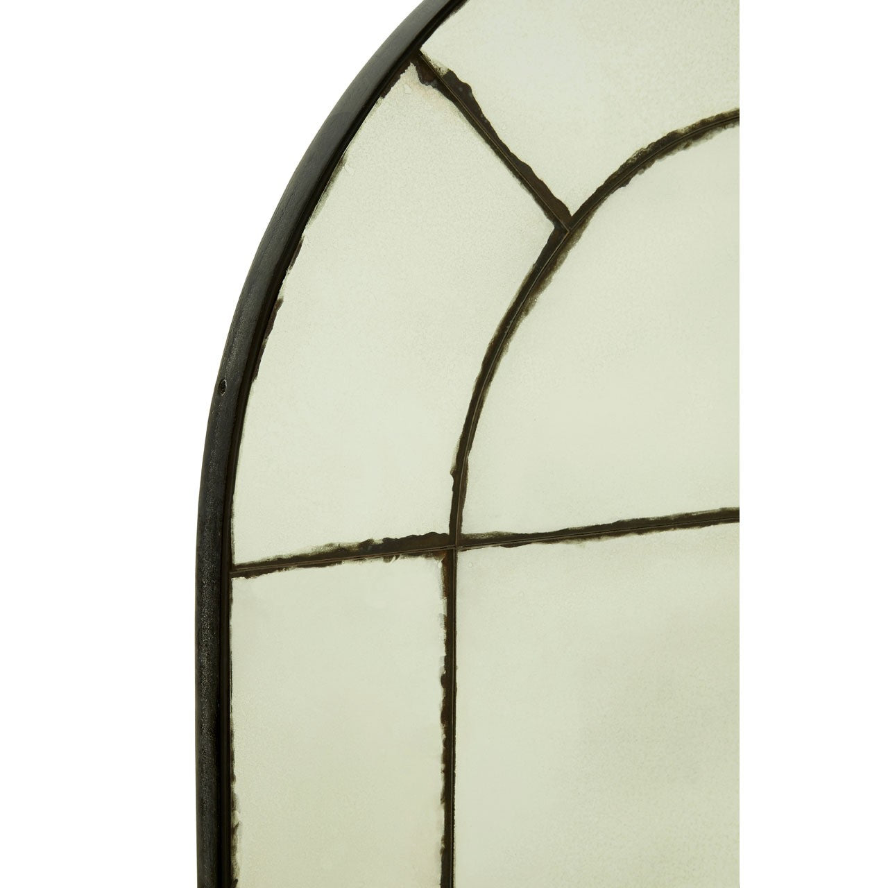 Product photograph of Olivia S Natural Living Collection - Ray Wall Mirror Window Effect Grey from Olivia's.