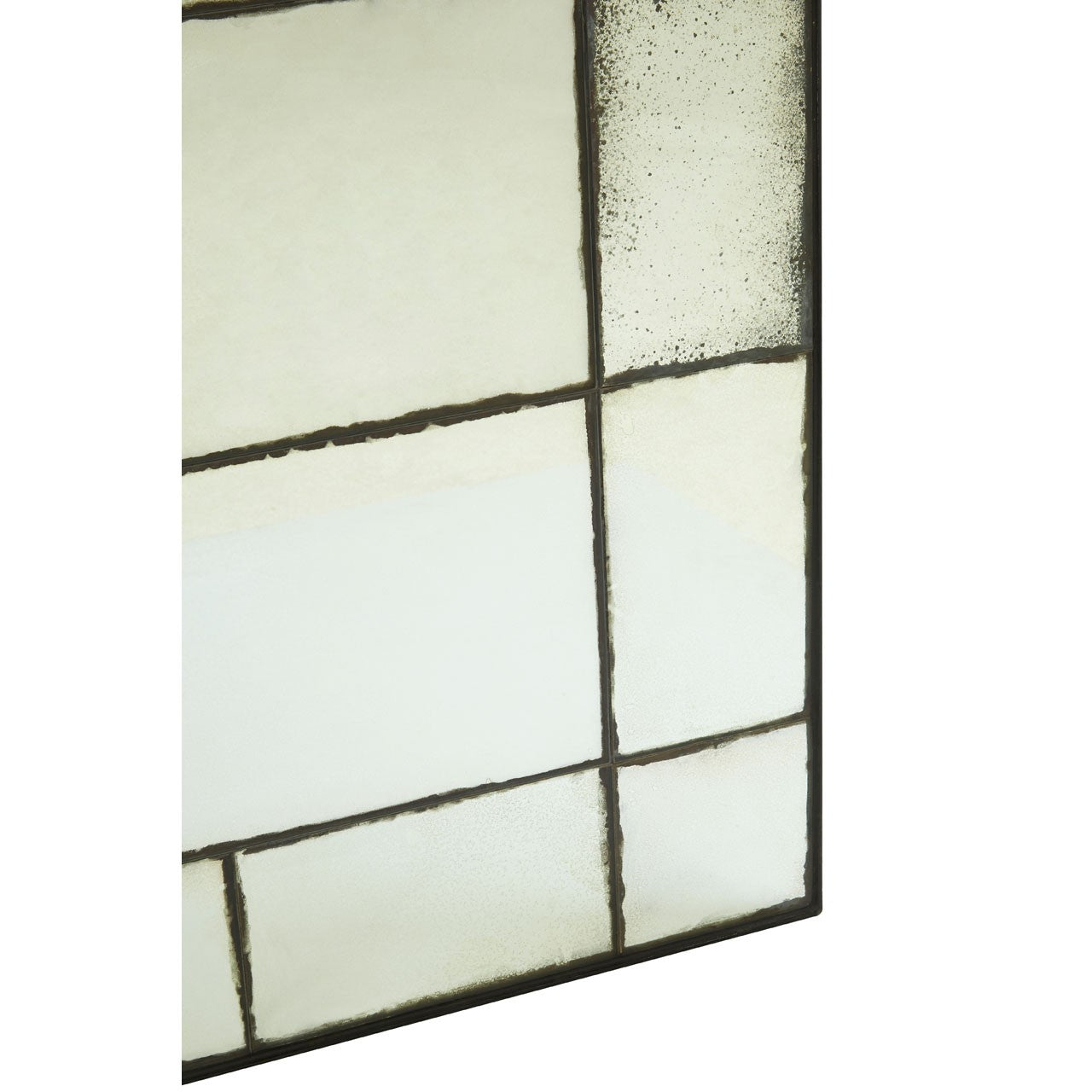 Product photograph of Olivia S Natural Living Collection - Ray Wall Mirror Window Effect Grey from Olivia's.