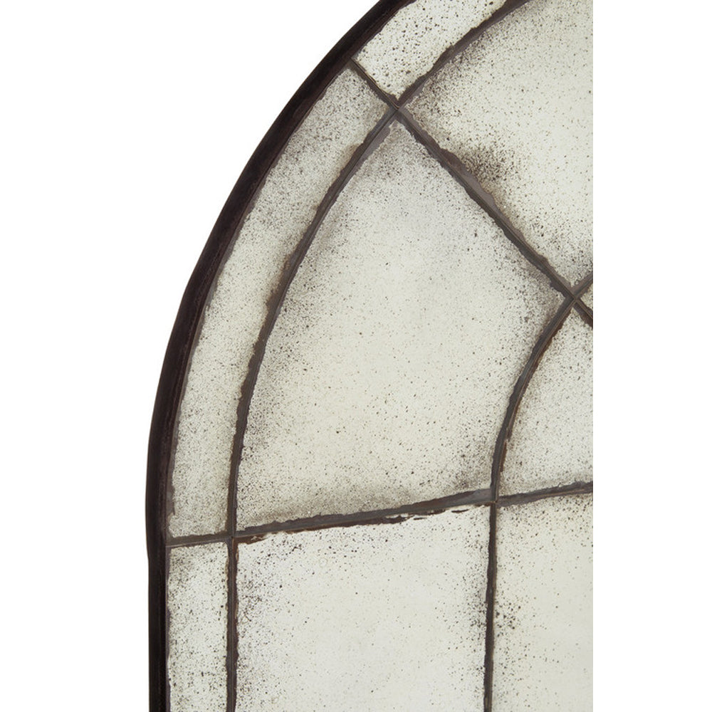 Product photograph of Olivia S Natural Living Collection - Arch Anique Glass Wall Mirror from Olivia's.