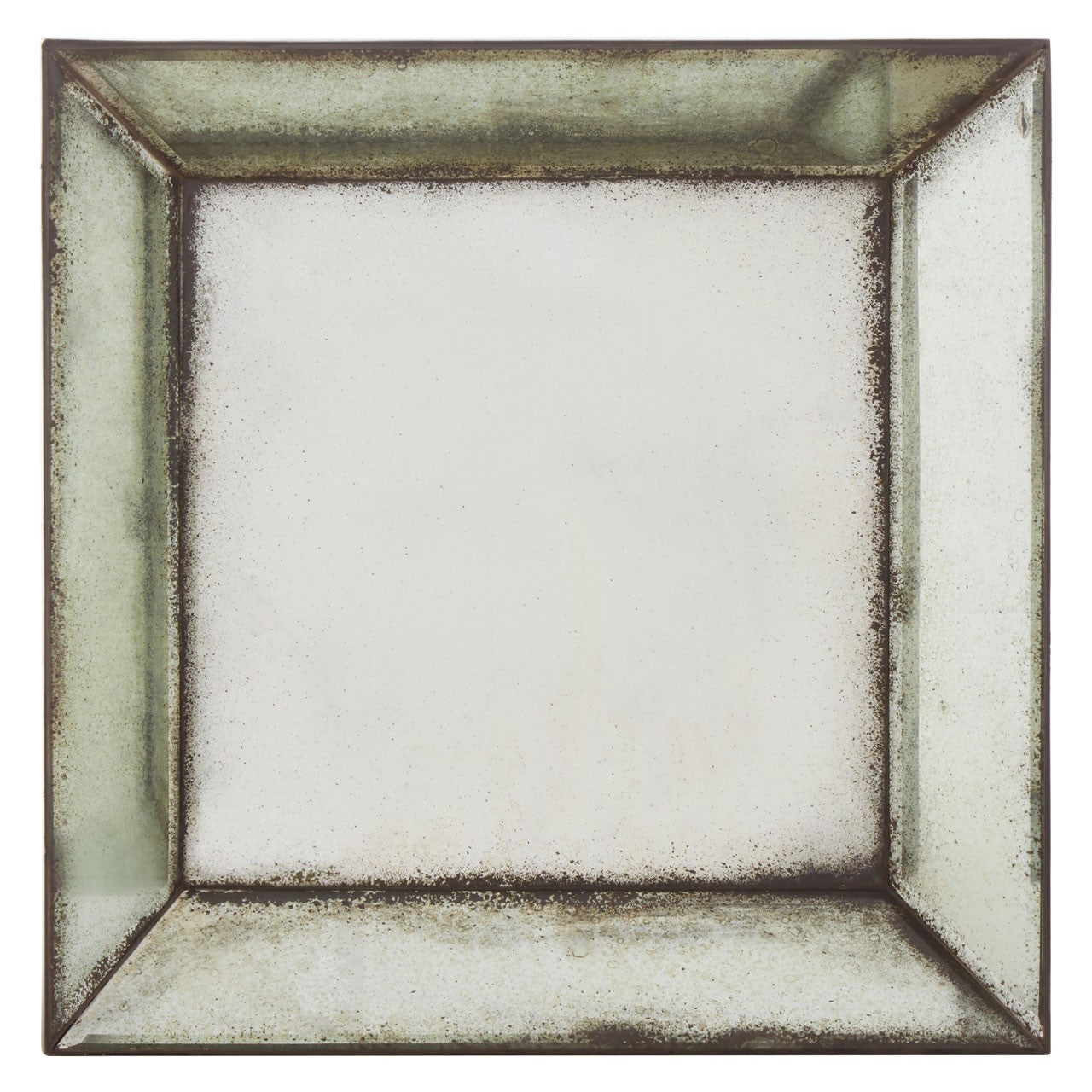 Product photograph of Olivia S Ray Wall Mirror Square Grey Grey from Olivia's