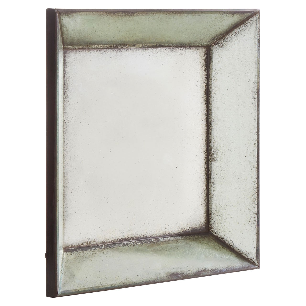 Product photograph of Olivia S Ray Wall Mirror Square Grey Grey from Olivia's.