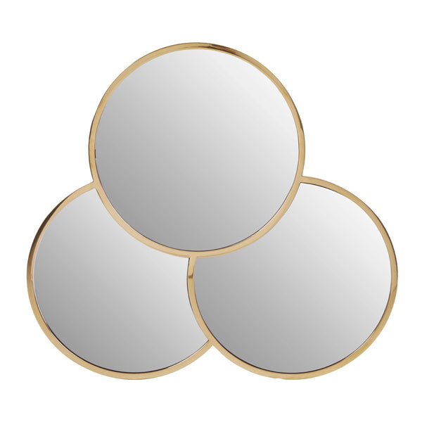 Product photograph of Olivia S Luxe Collection - Kara Wall Mirror Gold Finish from Olivia's