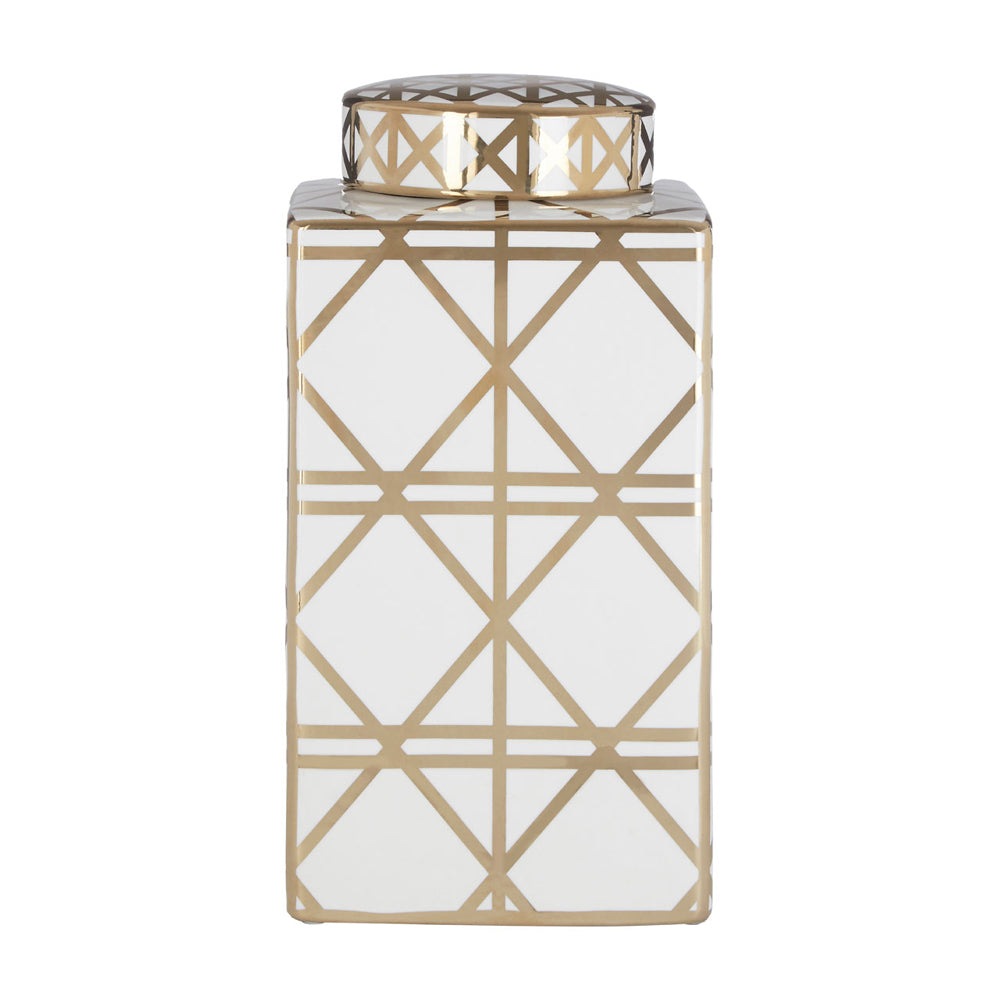 Product photograph of Olivia S Kya Jar White from Olivia's