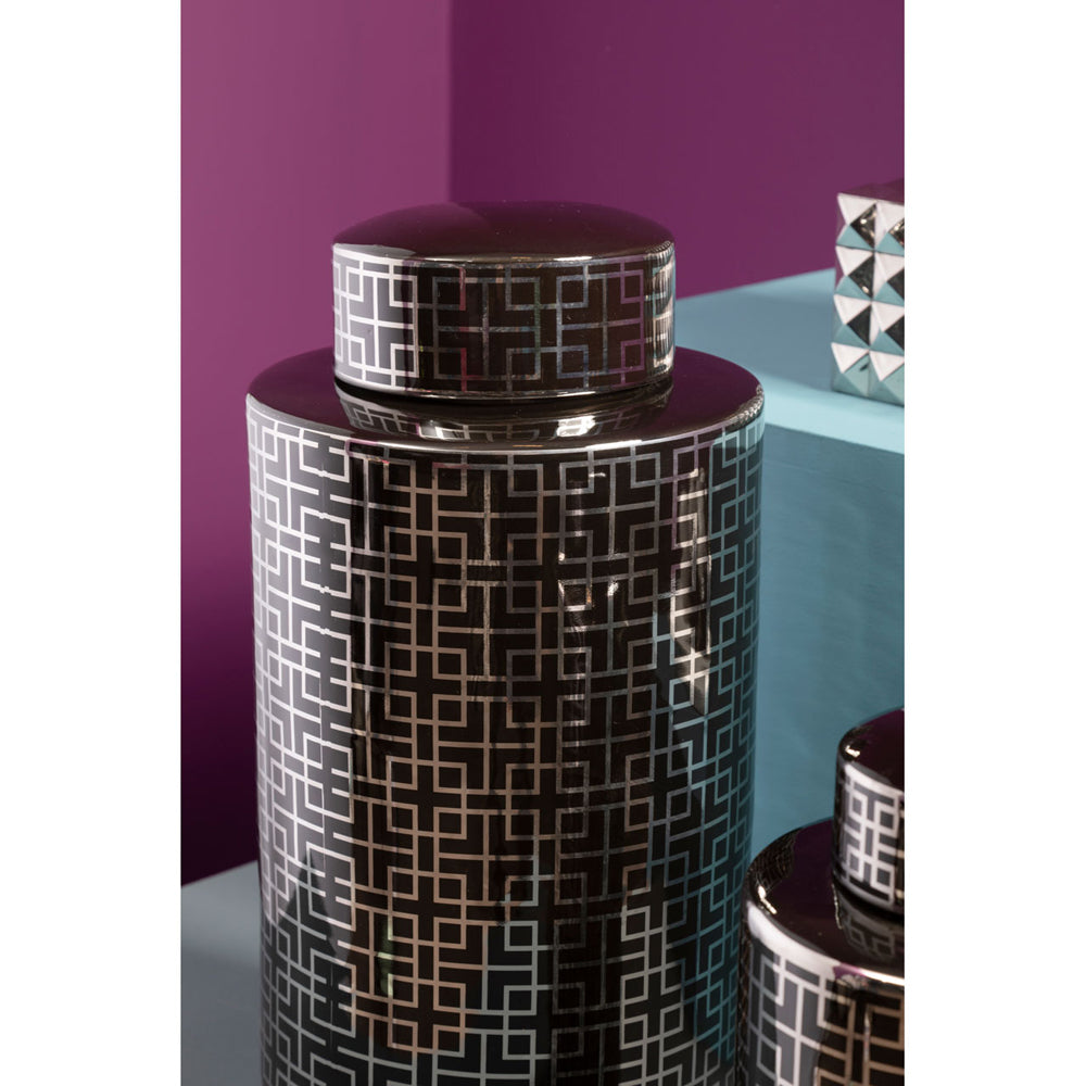 Product photograph of Olivia S Daria Jar Black from Olivia's.