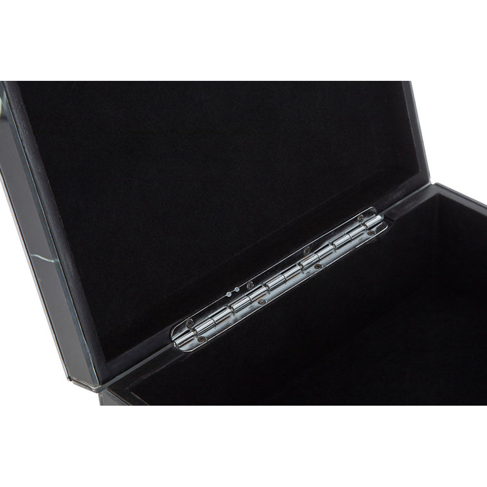 Product photograph of Olivia S Luxe Collection - Small Black Jewellery Box from Olivia's.