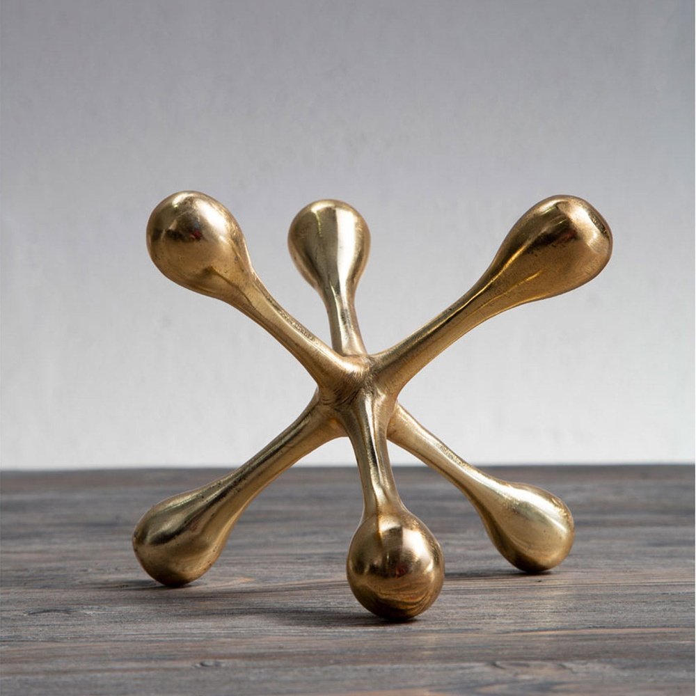 Product photograph of Olivia S Patty Gold Abstract Sculpture from Olivia's.