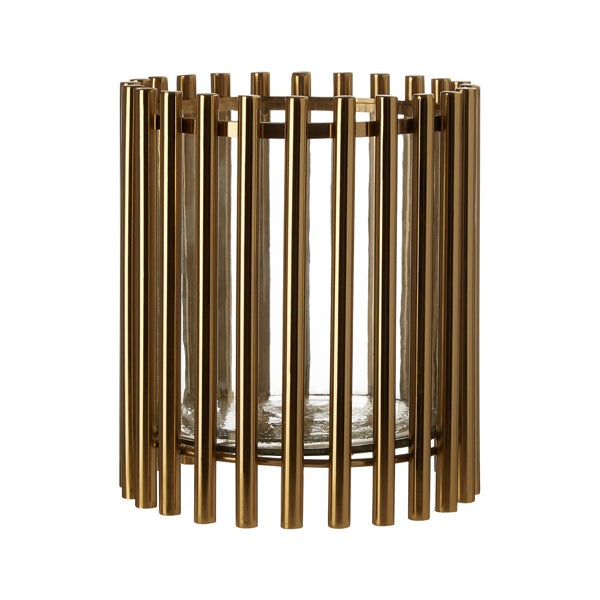 Product photograph of Olivia S Luxe Collection - Minnie Candle Holder Gold Large from Olivia's.