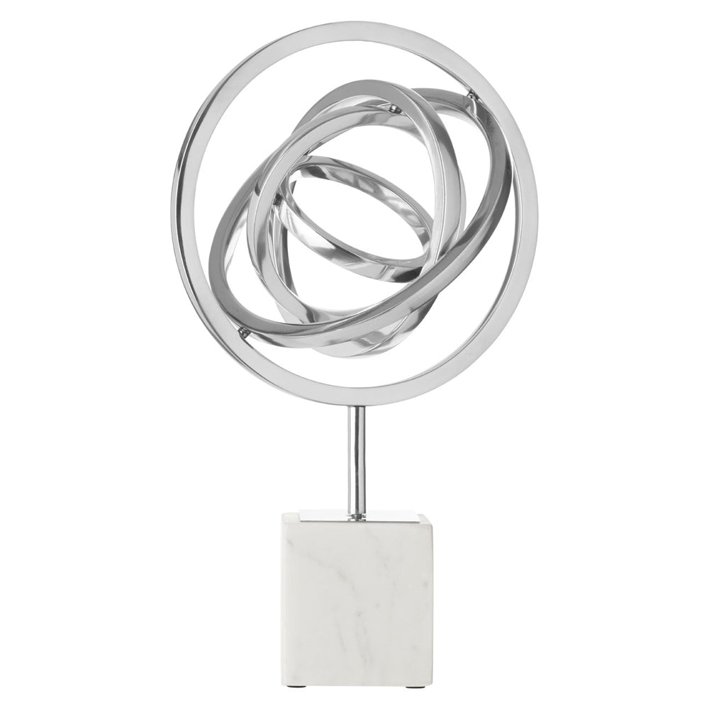 Product photograph of Olivia S Mirano Sculpture Silver from Olivia's