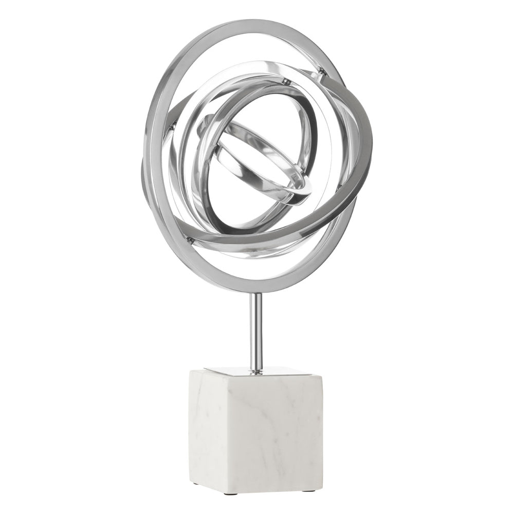Product photograph of Olivia S Mirano Sculpture Silver from Olivia's.