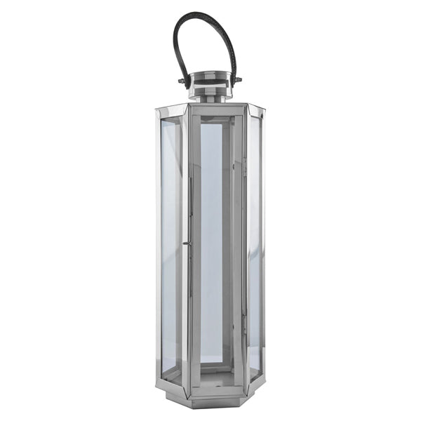 Product photograph of Olivia S Luxe Collection - Lantern Hazel Silver Silver Large from Olivia's.