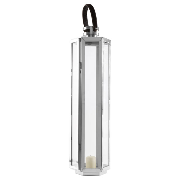 Product photograph of Olivia S Luxe Collection - Lantern Hazel Silver Silver Large from Olivia's.