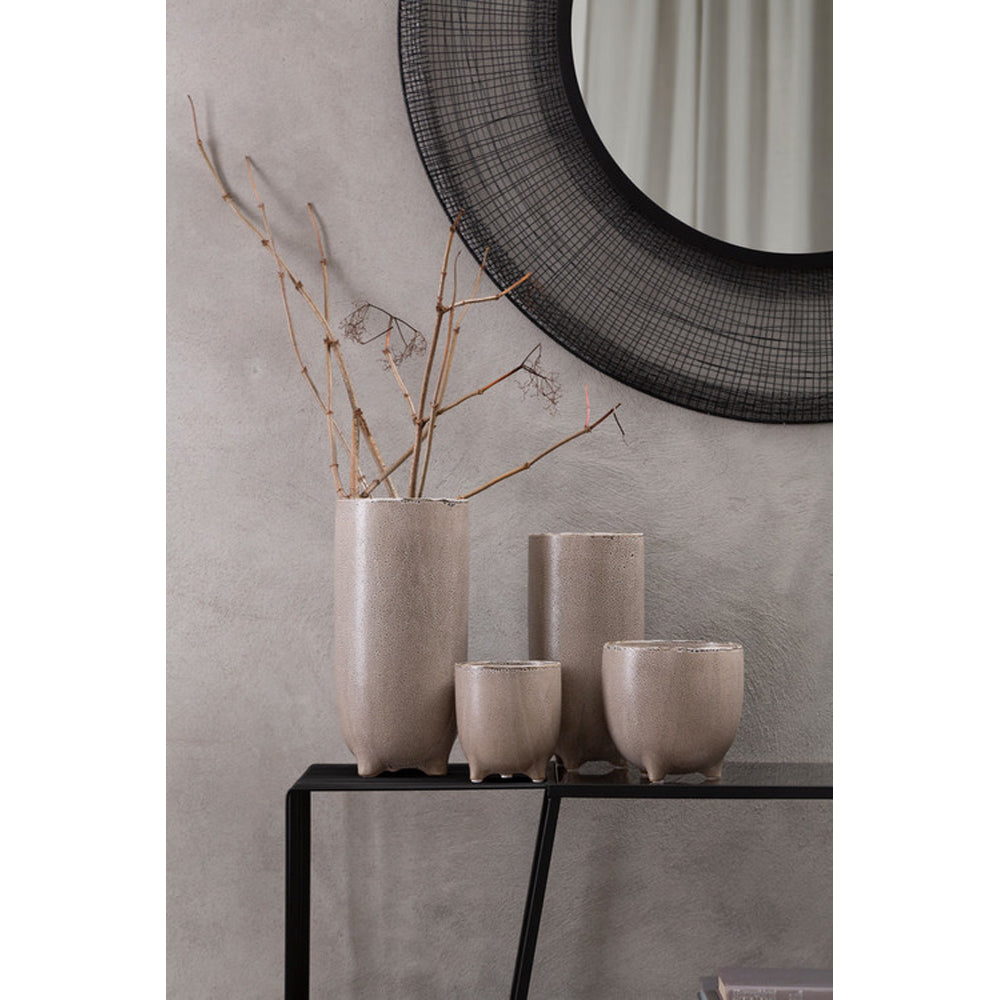 Product photograph of Olivia S Speckled Natural Stoneware Planter Large from Olivia's.