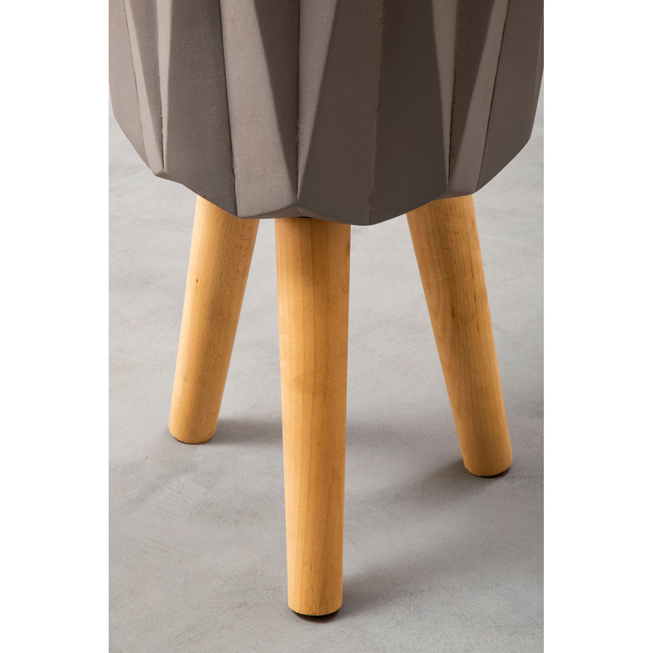 Product photograph of Olivia S Daniel Planter Multifaceted Grey Large from Olivia's.