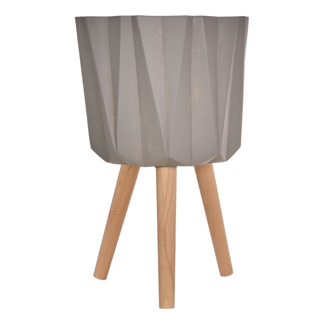 Product photograph of Olivia S Daniel Planter Multifaceted Grey Large from Olivia's