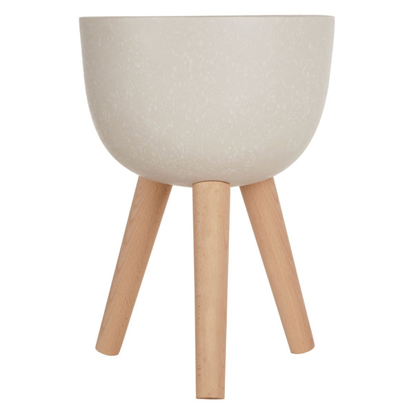 Product photograph of Olivia S Daniel Planter White Rounded White from Olivia's.